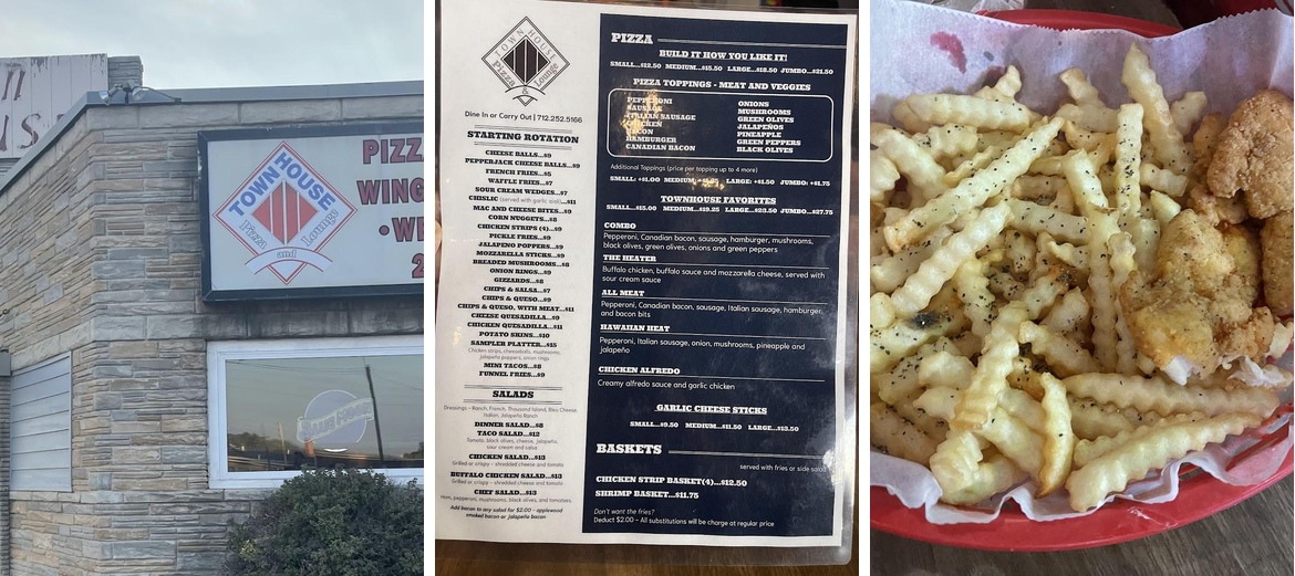 Townhouse Pizza & Lounge Menu